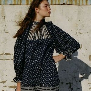 Doen Beatrice navy blue mini NWT small